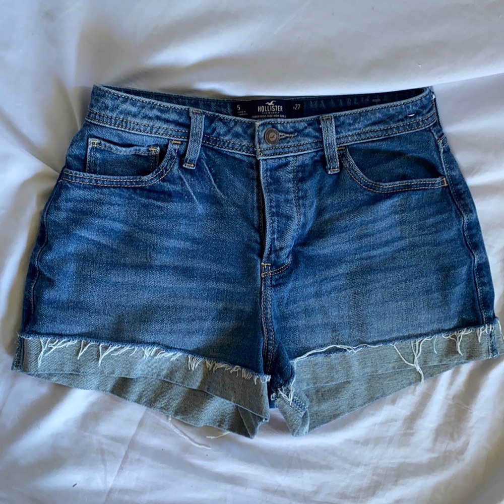 High rise Hollister Jean shorts